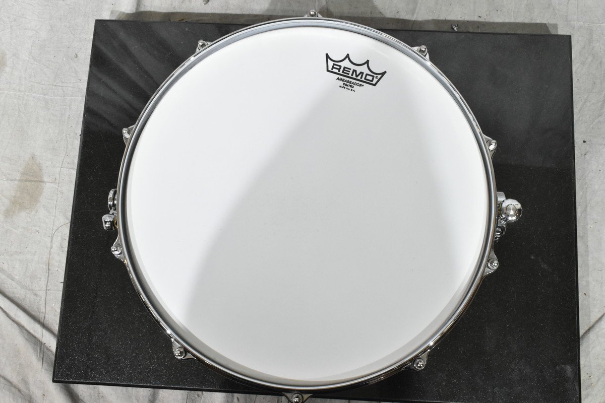 Pearl/パール スネアドラム FREE FLOATING SYSTEM SNARE DRUM Brass Shell 14インチの画像6