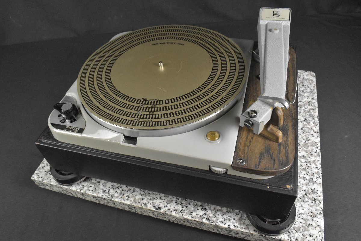 THORENS トーレンス TD124/II ターンテーブル レコードプレーヤー【ジャンク品】★Fの画像1