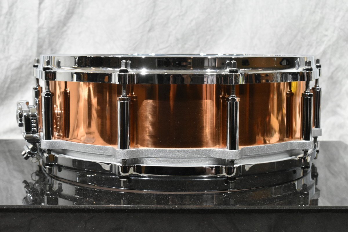 Pearl/パール スネアドラム FREE FLOATING SYSTEM SNARE DRUM Cooper Shell 14インチの画像2