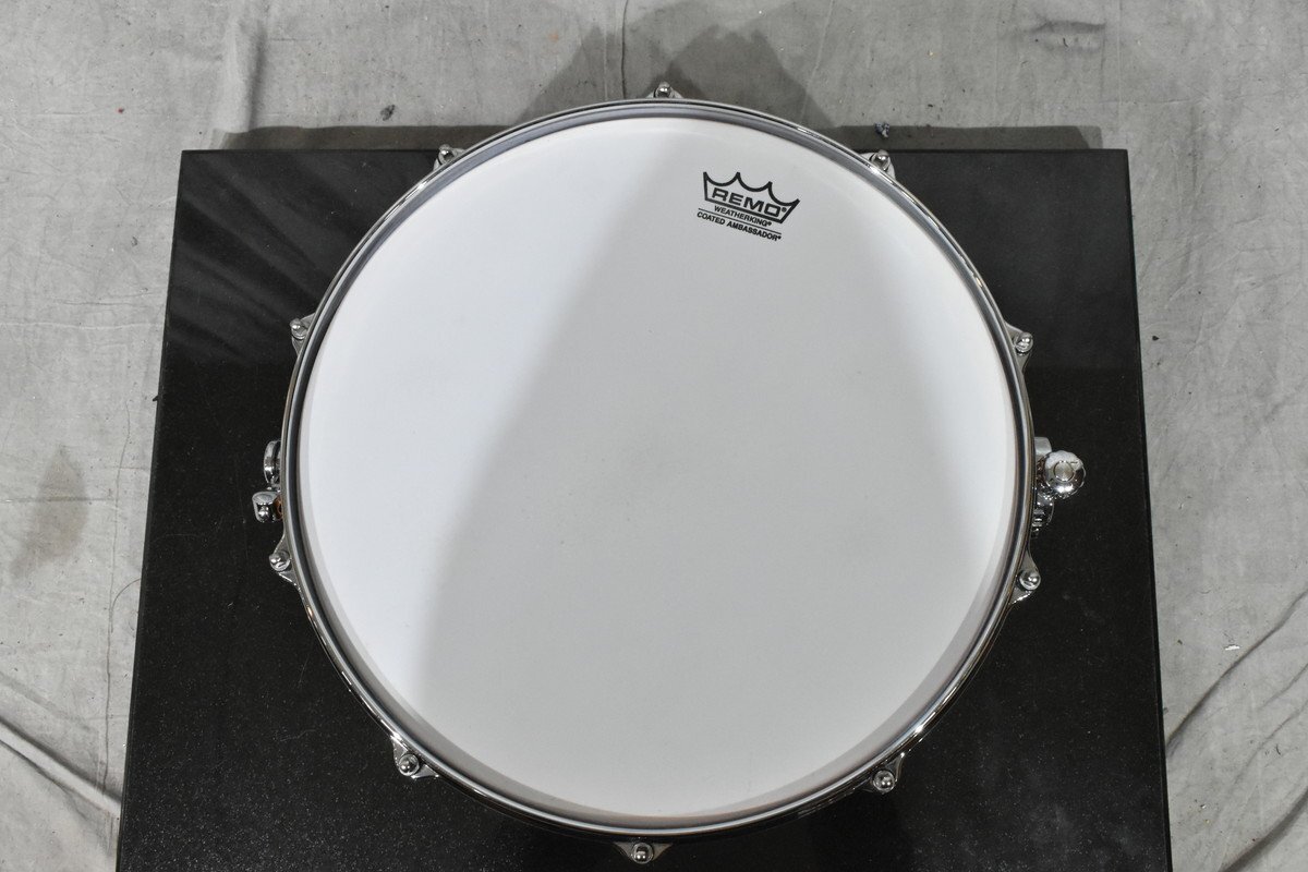 Pearl/パール スネアドラム FREE FLOATING SYSTEM SNARE DRUM Cooper Shell 14インチの画像6