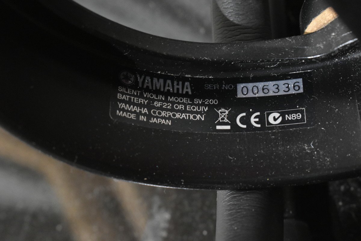 YAMAHA/ヤマハ サイレントバイオリン SV-200【現状渡し品】の画像6