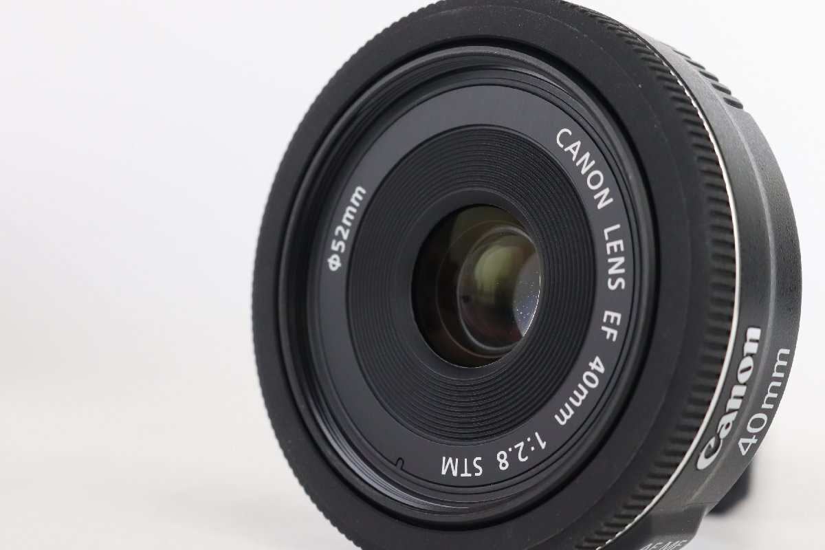 Canon キヤノン EF 40mm F2.8 STM 薄型・軽量なパンケーキレンズ ★Fの画像6