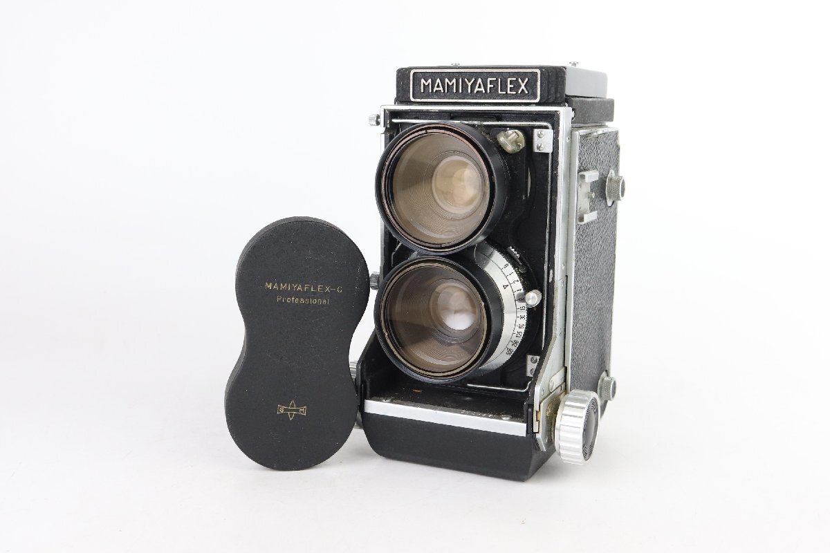 Mamiya マミヤ Mamiyaflex C2 フィルム二眼レフカメラ + MAMIYA-SEKOR 65mm F3.5 レンズ付き 【難あり品】★Fの画像1