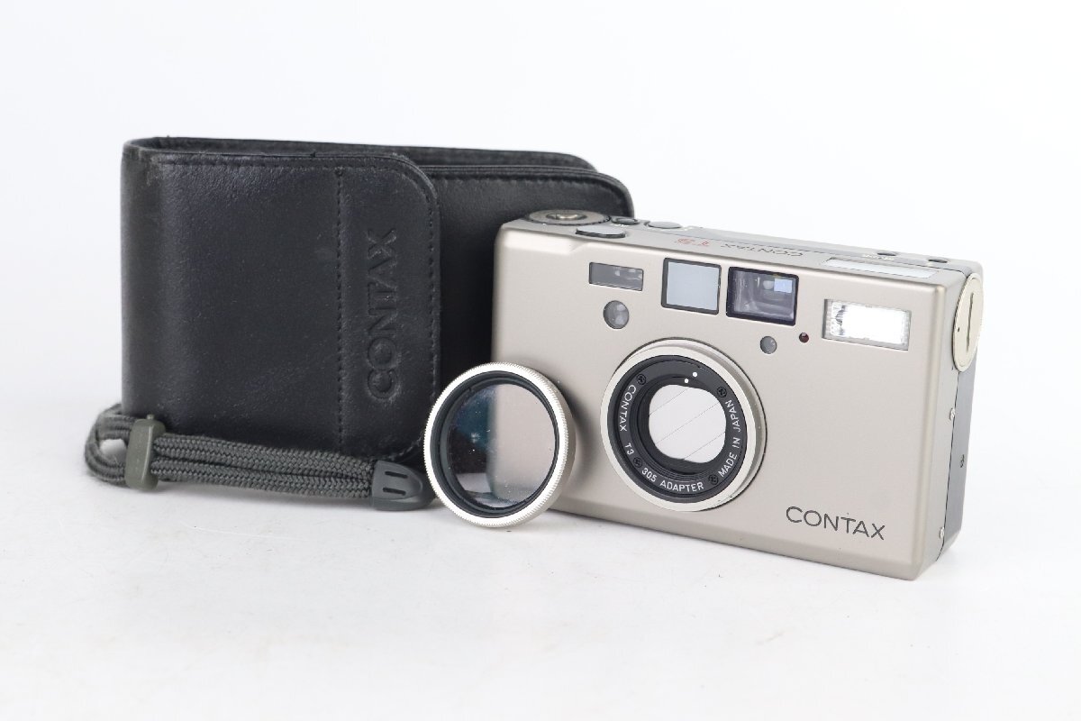 CONTAX コンタックス T3 チタンシルバー コンパクトカメラ ★F