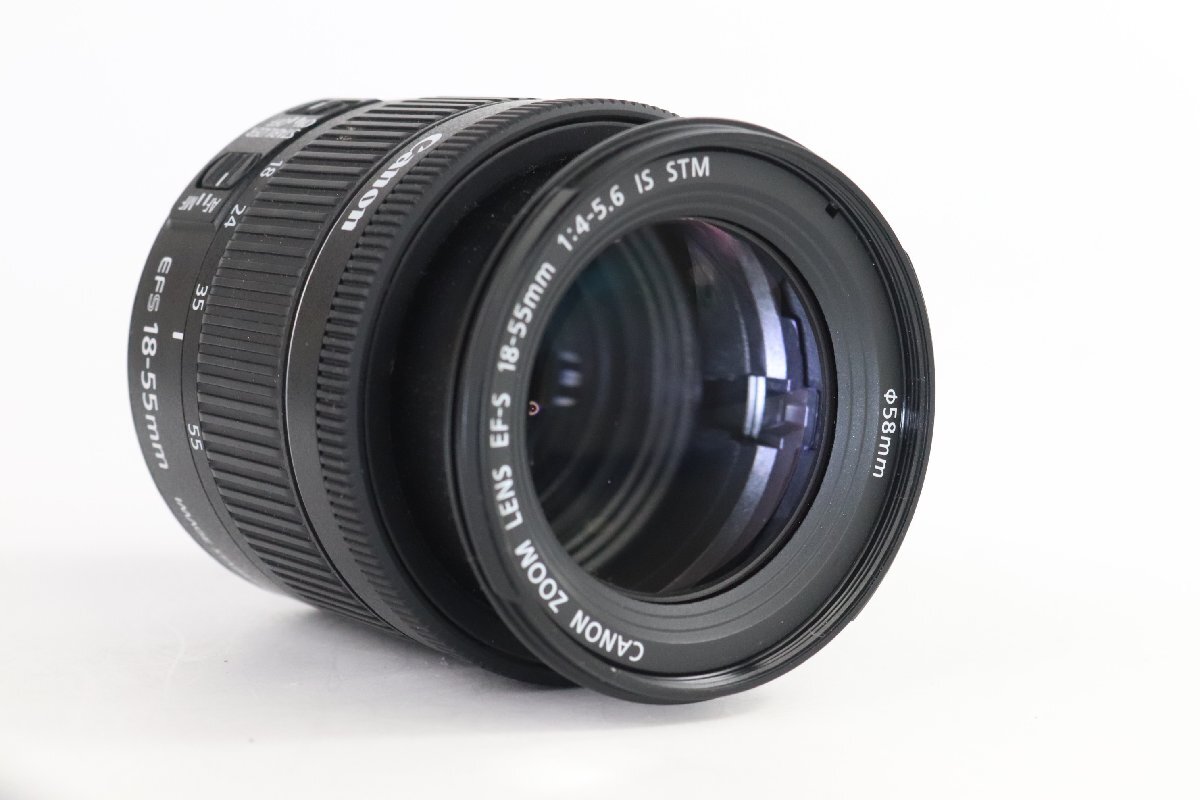 Canon キヤノン EOS Kiss X9 デジタル一眼レフカメラ + Canon Zoom EF-S 18-55mm F4-5.6 IS STM 標準ズームレンズ【難あり品】★F_画像10