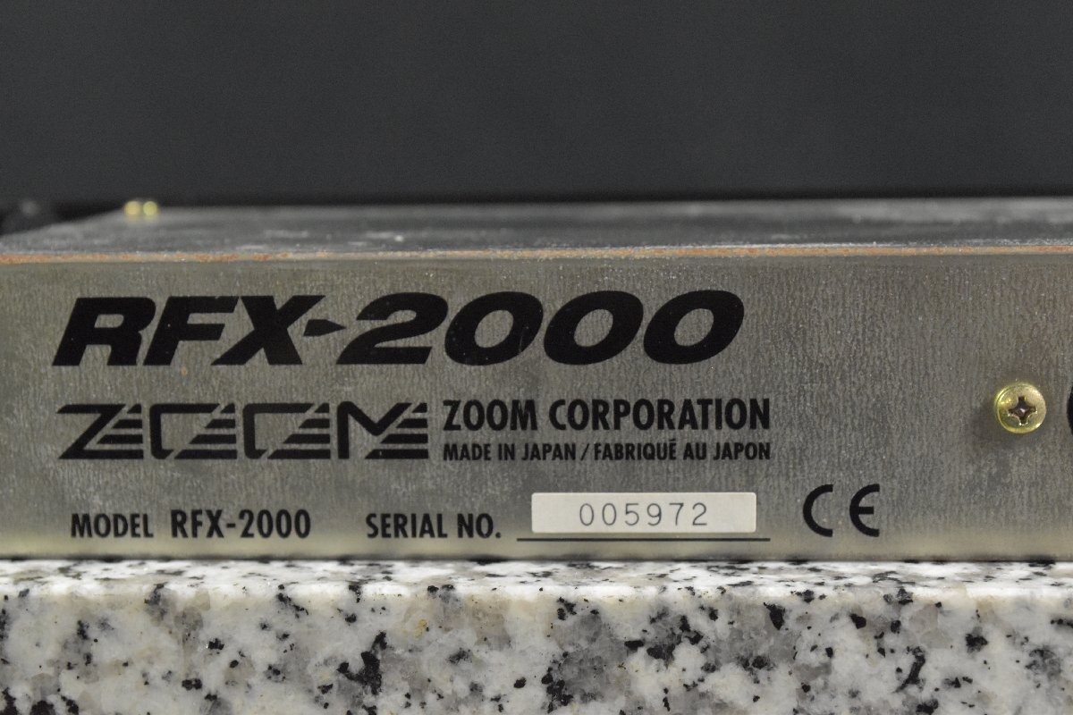 ZOOM ズーム RFX-2000 マルチエフェクター【現状渡し品】★Fの画像6