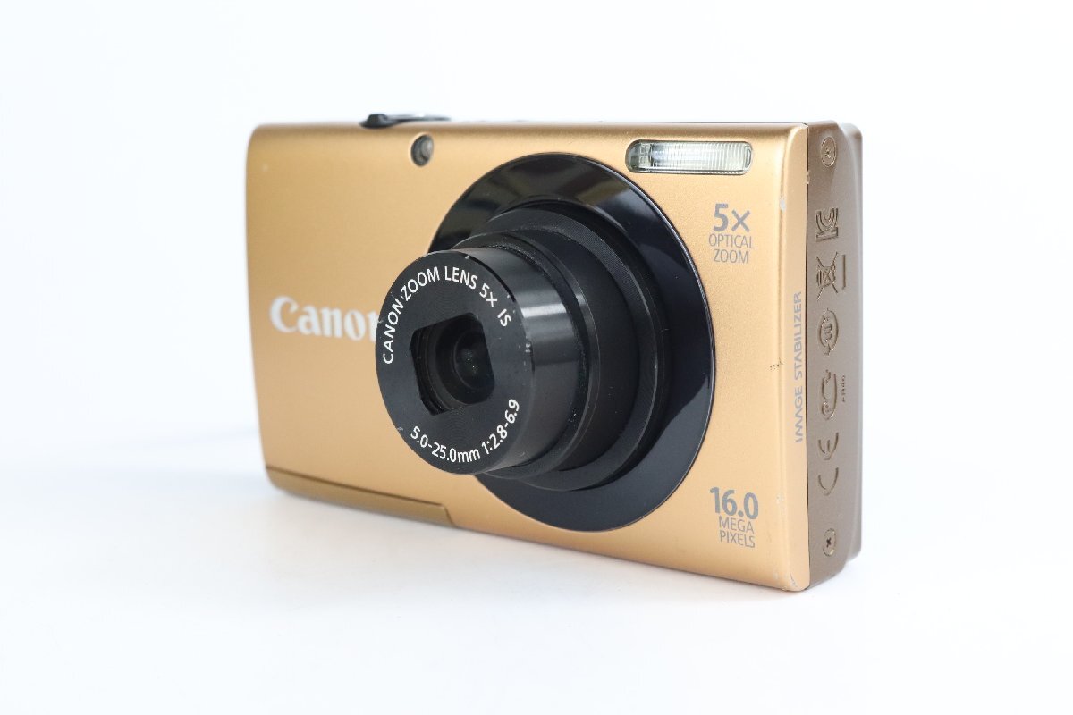 Canon キヤノン PowerShot パワーショット A3400 IS ゴールド コンパクトデジタルカメラ 元箱付き【ジャンク品】★Fの画像3