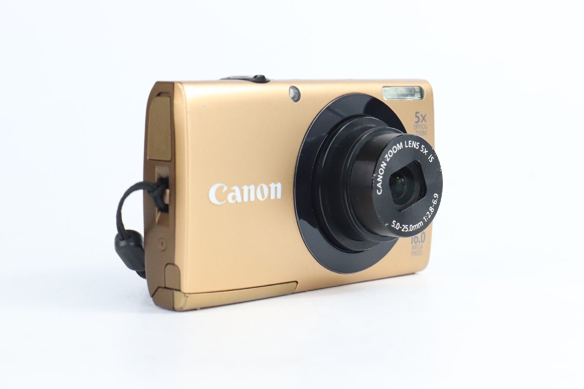 Canon キヤノン PowerShot パワーショット A3400 IS ゴールド コンパクトデジタルカメラ 元箱付き【ジャンク品】★Fの画像7