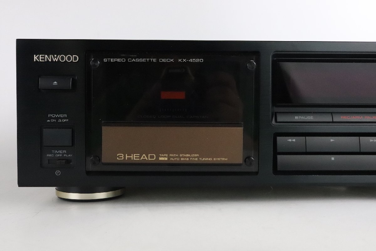 KENWOOD ケンウッド KX-4520 カセットデッキ【現状渡し品】★F