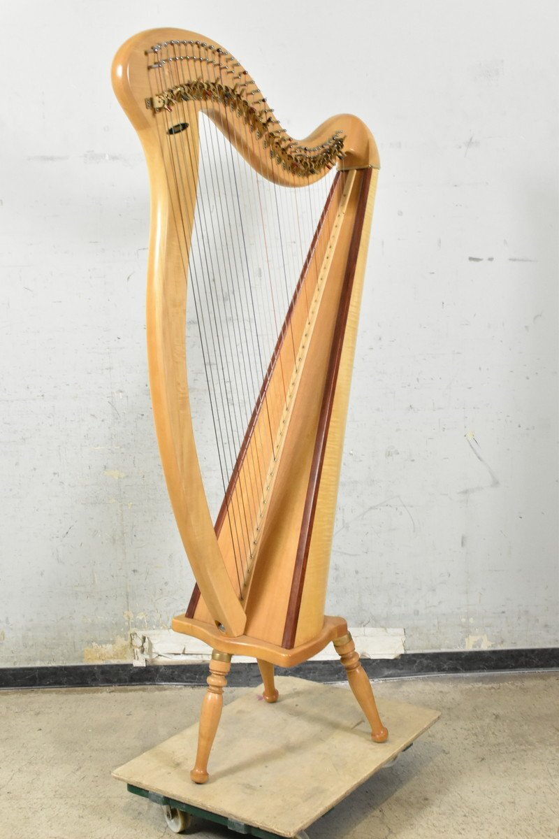 AOYAMA HARP/青山ハープ アイリッシュハープ レバーハープ 130D 34弦の画像1