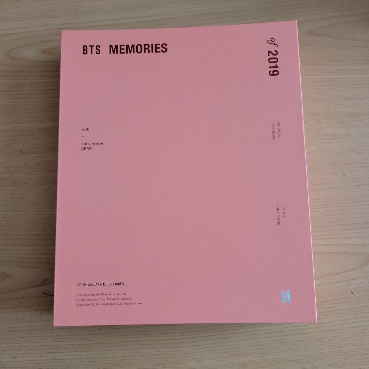 BTS MEMORIES DVD　2019