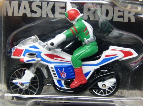 [IM] unopened Hot Wheels Cara Wheel Kamen Rider V3 Hurricane CW4 Bandai motorcycle minicar 