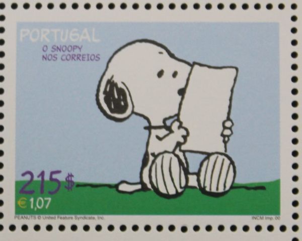 [SJ] 切手　スヌーピー　PEANUTS　ピーナッツ 　3.21ユーロ分　snoopy nos correios　ポルトガル　③