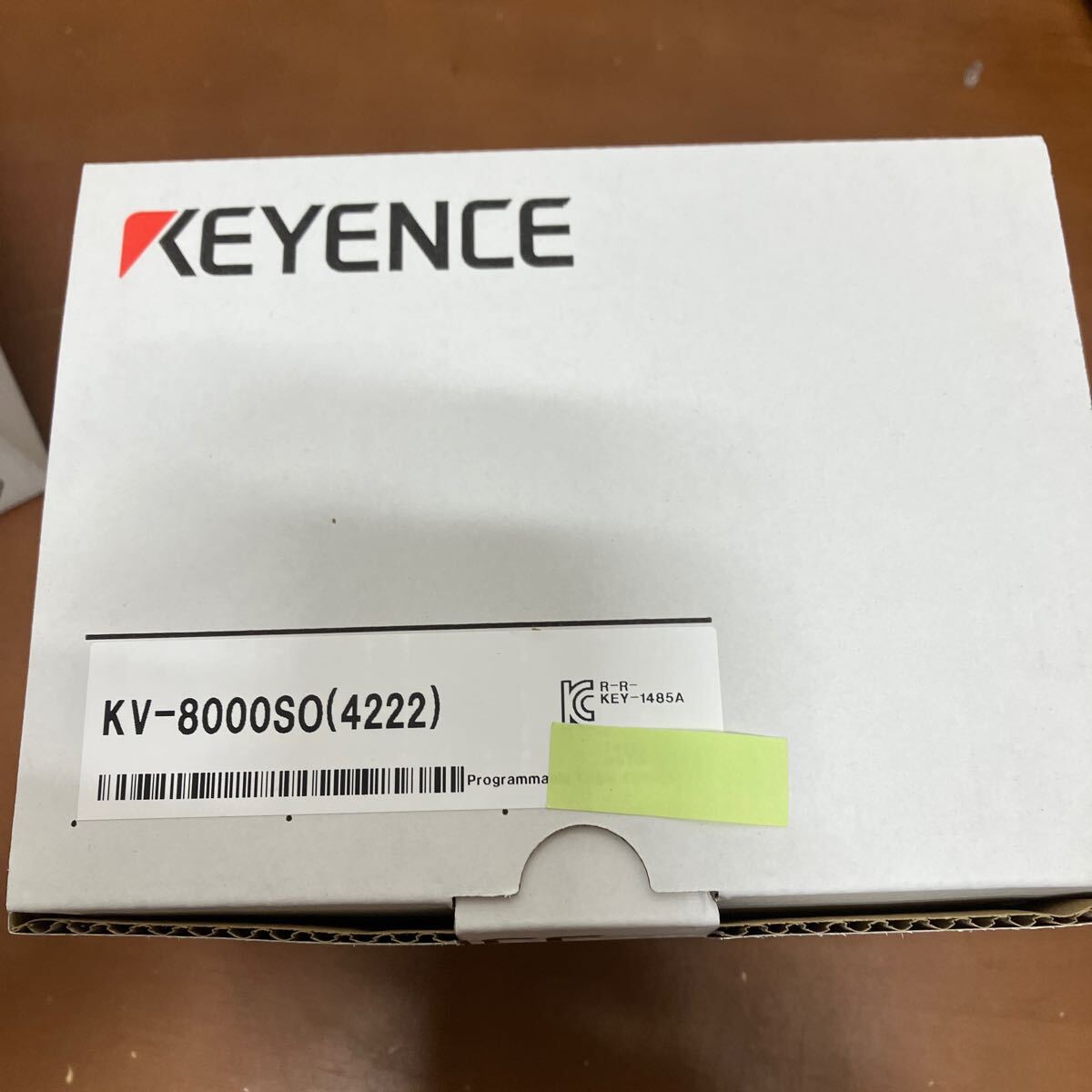 KEYENCE キーエンス KV-8000SO(4222) KV-8000 シリーズ CPUユニット PLC　④_画像1