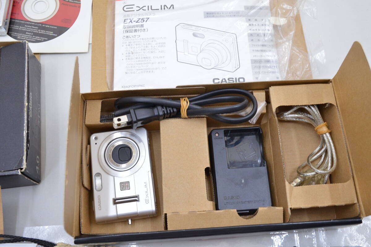 コンパクトデジタルカメラ 通電確認済み CASIO EXILIM/EX-Z850/EX-Z77/EX-Z57/EX-Z600などの画像5