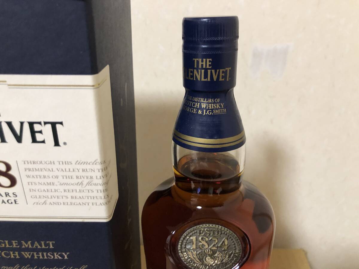 ザ・グレンリヴェット 18年 旧ボトル／43% 700ml THE GLENLIVET 18 YEARS OF AGEの画像2