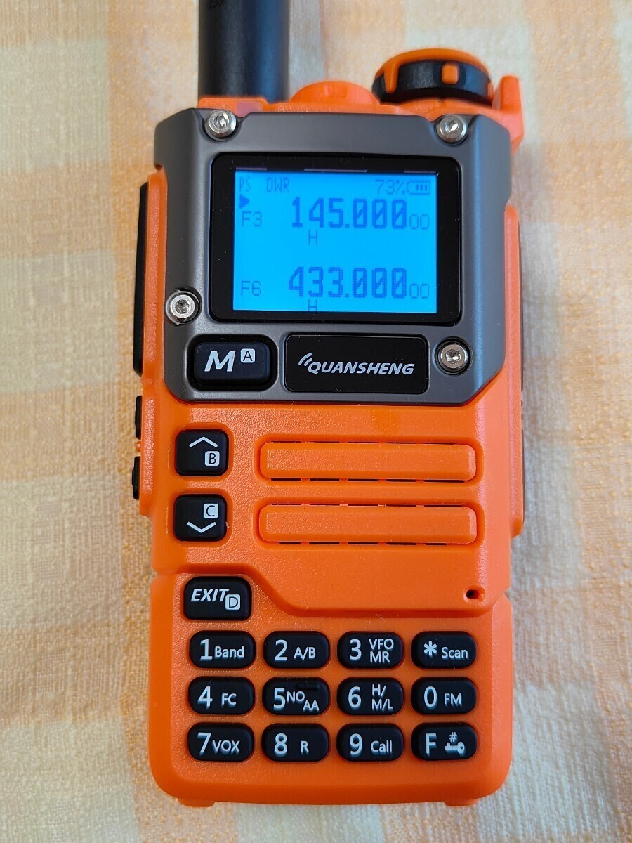 【国際VHF+関西エアバンド+消防署活系受信】広帯域受信機 UV-K5(8) 未使用新品 メモリ登録済 スペアナ 日本語簡易取説 (UV-K5上位機) dc_画像5