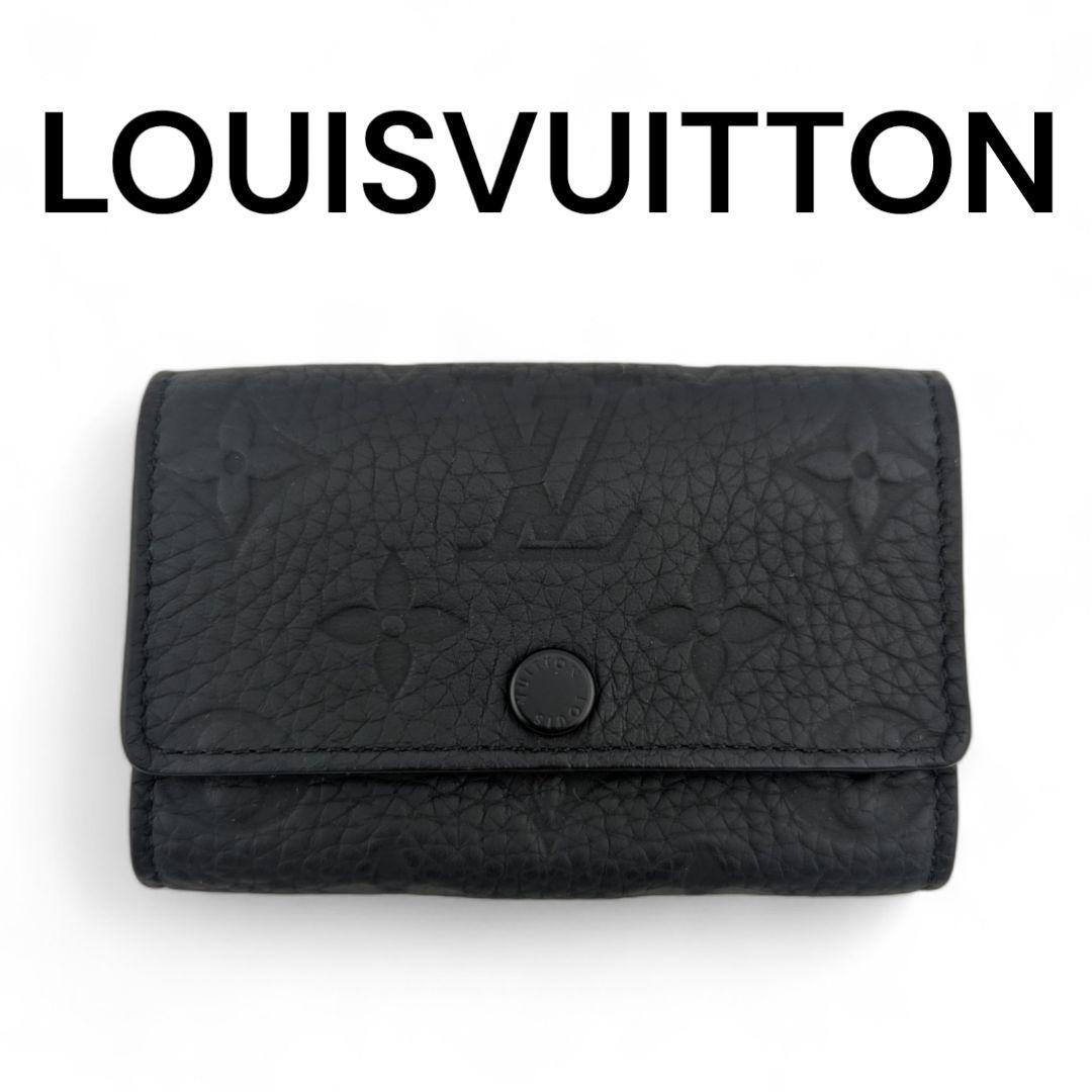 ルイヴィトン M82604 モノグラム ミュルティクレ6 キーケース ブラック Louis Vuitton ルイビトン ビトン メンズ カードケース 名刺の画像1