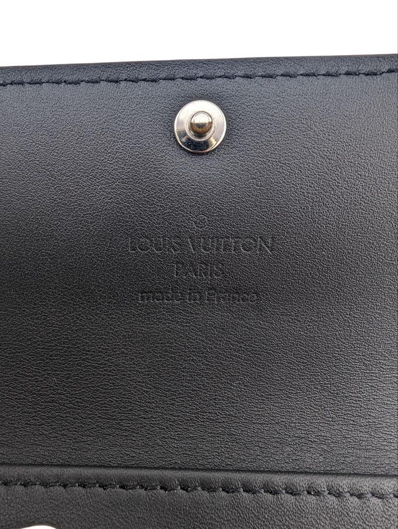 ルイヴィトン M82604 モノグラム ミュルティクレ6 キーケース ブラック Louis Vuitton ルイビトン ビトン メンズ カードケース 名刺の画像10