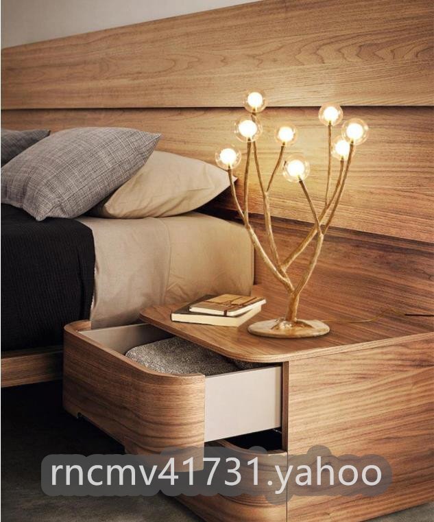 「81SHOP」 新品　デザインインテリア　ナイトスタンド　8灯　デザインランプ　間接照明　テーブルライト　モダンランプニー 通路用ランプ_画像6