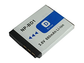 送料無料 SONY ソニー NP-BD1 NP-FD1 互換バッテリー 電池 680mAh DSC-T2/ DSC-G3 互換品_画像1