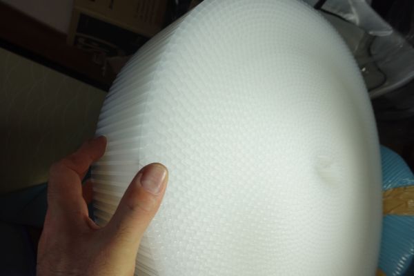巻きプラスティック段ボール　ガラス製品の梱包や緩衝材に　頑丈！　120ｍｍ幅_画像8