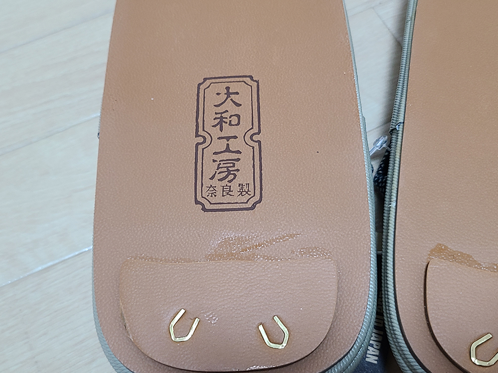 (19) Yamato atelier Nara made sandals setta zori .. temple . Buddhism Buddhist altar fittings law . sandals setta geta unused 