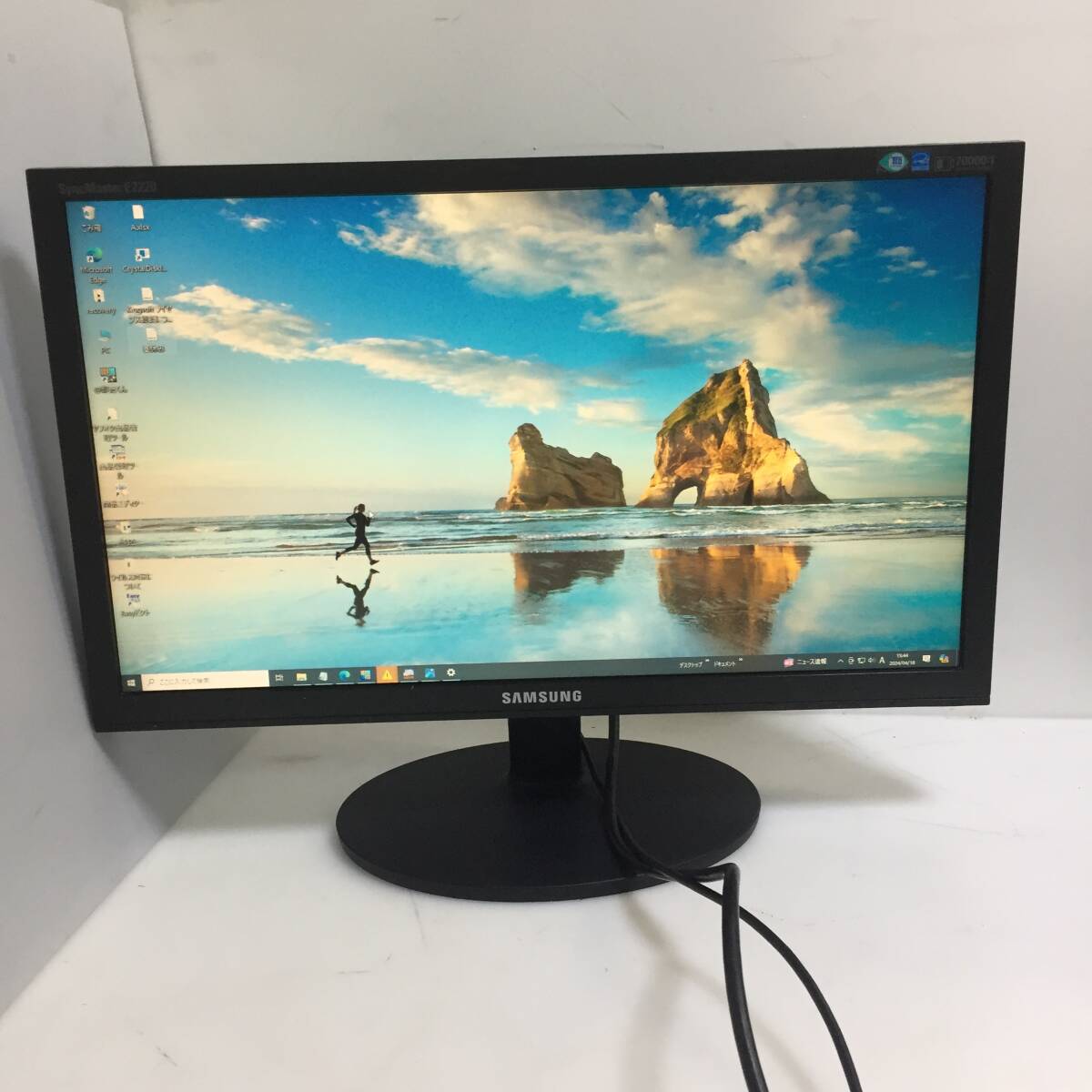 □SAMSUNG 22インチ 液晶モニター 液晶ディスプレイ LCDモニター SyncMaster E2220(B) 【動作品】の画像1