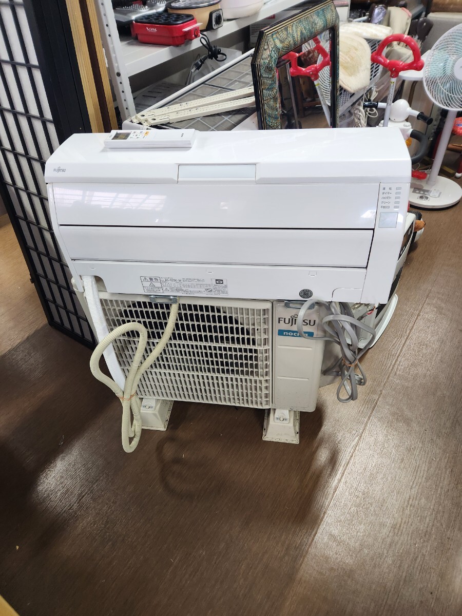 FUJITSU 富士通 nocria AS-R25K-W 2020年製品 ルームエアコン エアコン ノクリア 100V 鹿児島県 出水市 米ノ津町 即決の画像8