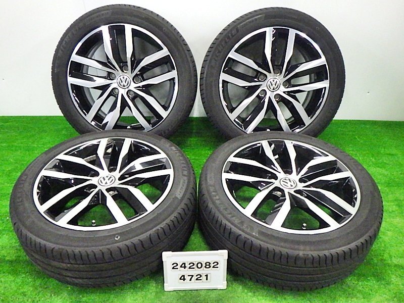 ☆VW ゴルフⅦ 純正 17インチタイヤ付 4本セット☆ 17X7J 5H-112 +49 225/45R17 ミシュラン ☆TH ★送料無料★ 241082の画像1