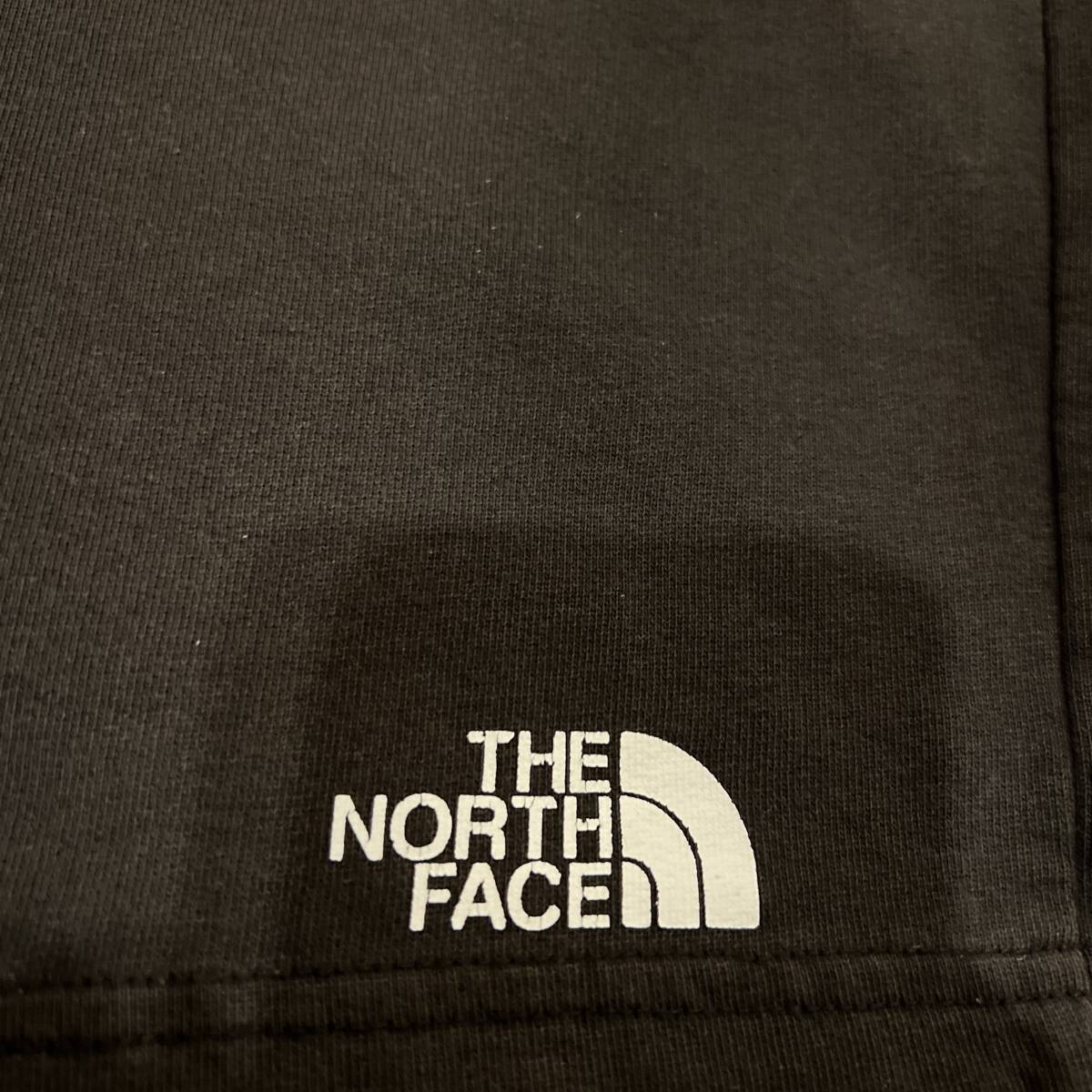 TheNorthFace ノースフェイス ハーフパンツ スウェット素材 ブラック Lサイズ usedの画像3