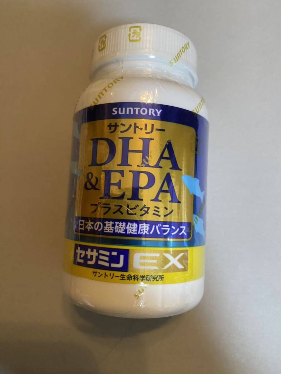 新品未開封　サントリー DHA&EPA プラスビタミン セサミンEX 120粒 DHA、EPA、オメガ3 SUNTORY _画像1