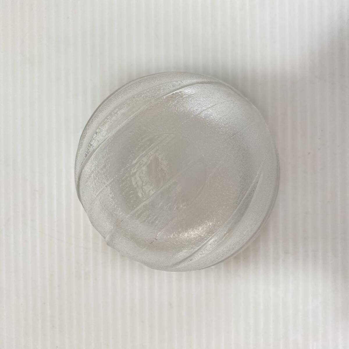 SASAKI GLASS 佐々木硝子 ガラス 小鉢 6個組 セット 笹の葉 クリア 透明 そうめん鉢 取り鉢 食器 未使用 B_画像5