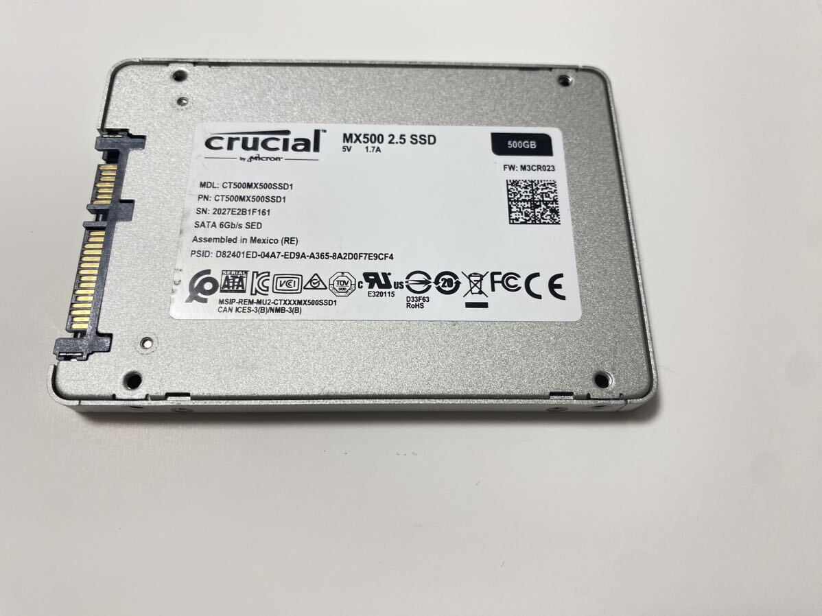 Crucial 2.5-インチSOLID STATE DRIVE MX500/500GB SSDの画像2