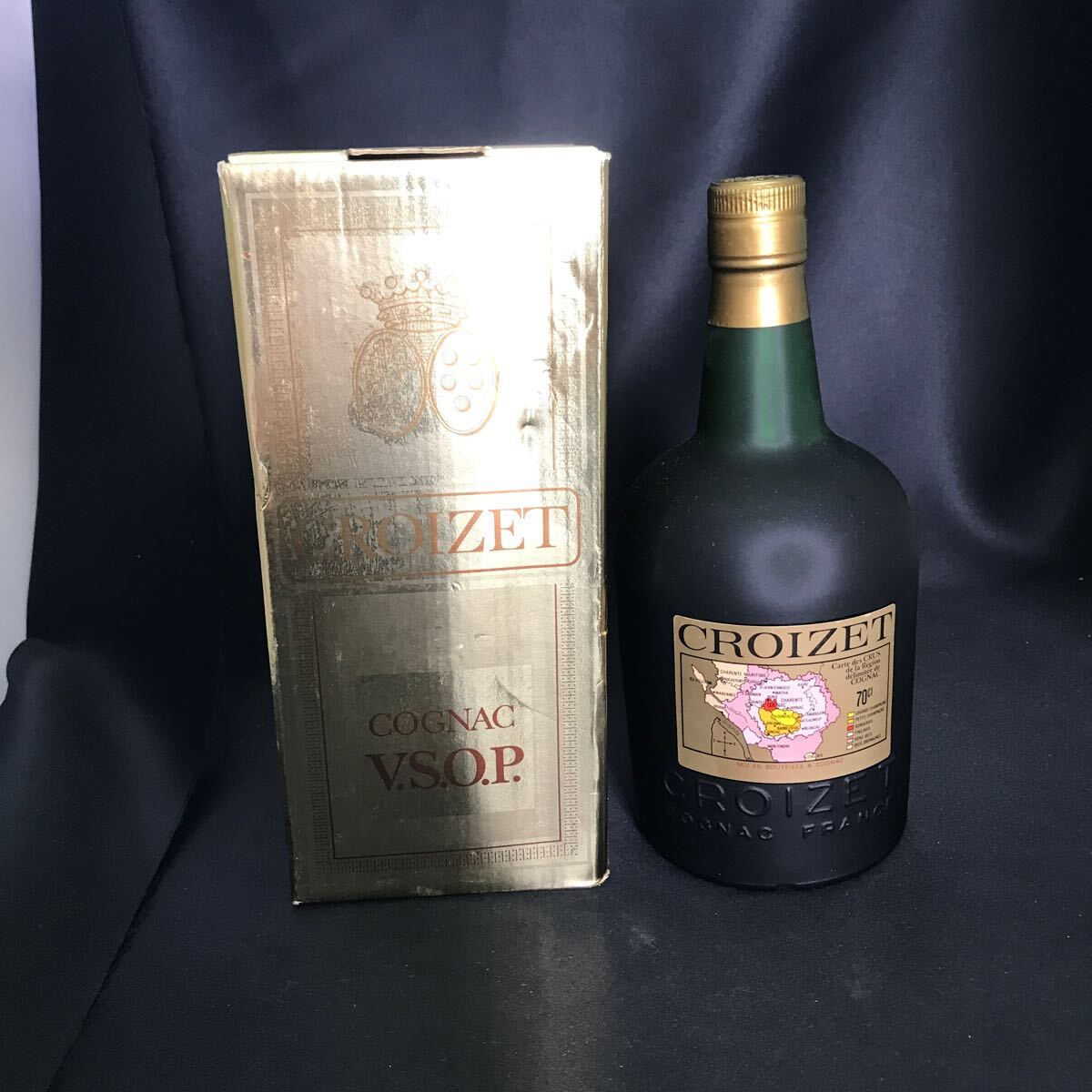 古酒 未開栓 NAPOLEON CROIZET V.S.O.P COGNAC コニャック ブランデー 0.70リットル アルコール40%の画像2