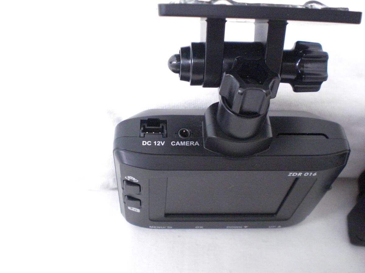 コムテック ZDR-016 前後２カメラドライブレコーダー 中古品。の画像7