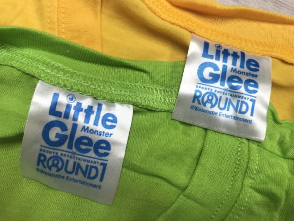 訳あり新品 Little Glee Monster リトルグリーモンスター × ROUND1 ラウンドワン コラボ プリント 半袖Tシャツ パックT 2点セット L_画像2