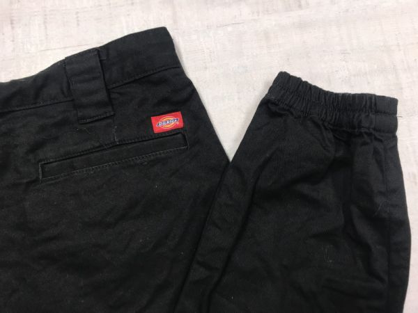 ディッキーズ Dickies アメカジ ストリート テーパード 裾リブ アンクル丈 ワークパンツ ボトムス メンズ ストレッチ 32 黒_画像3