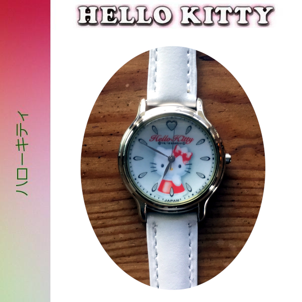 HELLO KITTY Hello Kitty CITIZEN JAPAN заменен ремень для инструмент . подарок 0009n0212