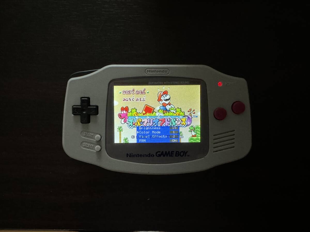  Game Boy Advance корпус IPS V7 подсветка жидкокристаллический установка & soft + дополнение 