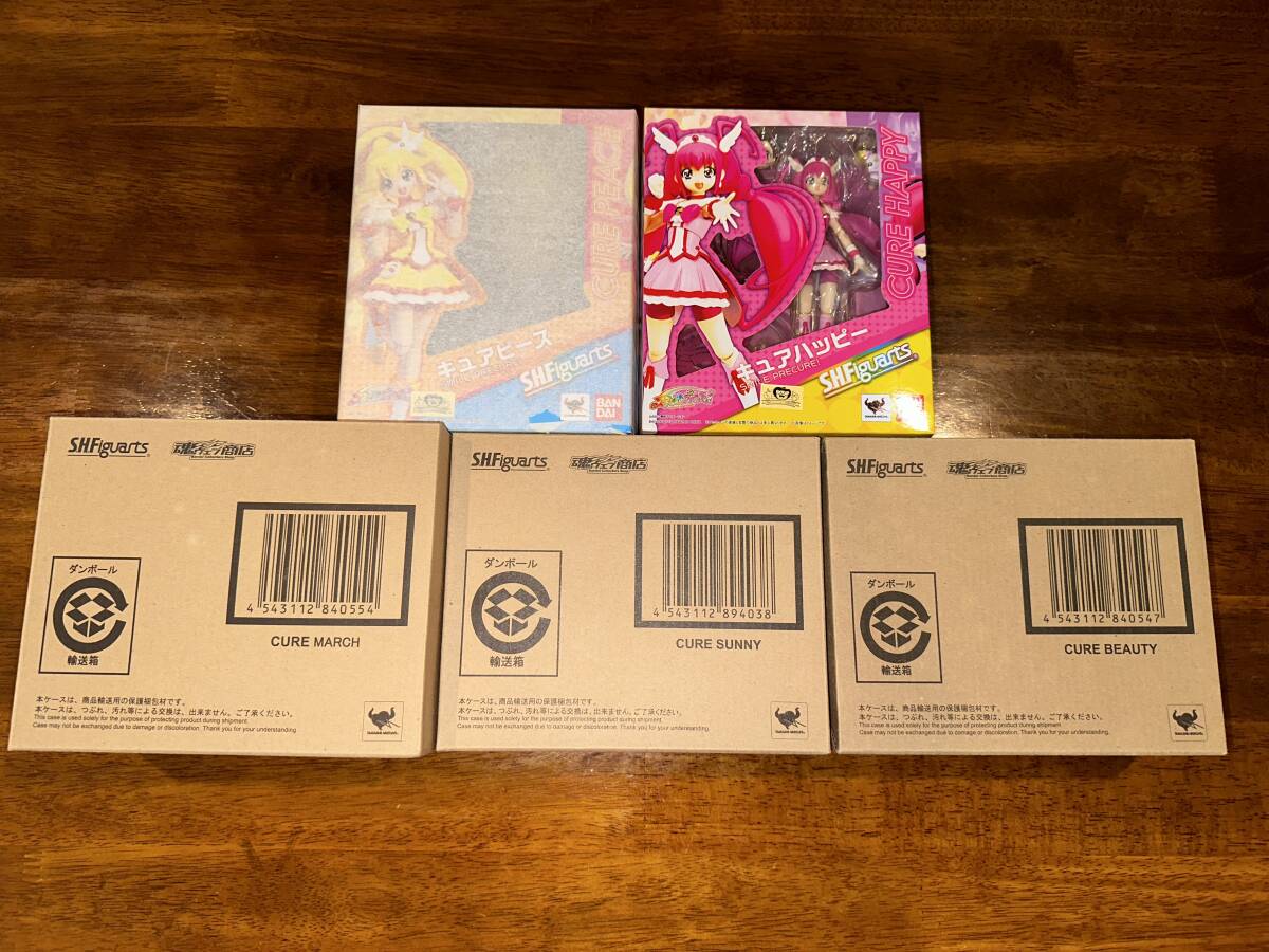 1 jpy ~ new goods Bandai Smile Precure! S.H.Figuarts 5 body set unopened figure Precure kyua piece kyua view ti