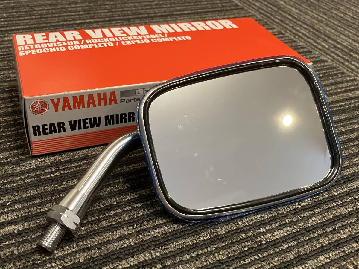 ■送料520円■新品　YAMAHA ヤマハSR400 SR500 初期型 音叉マーク付き 純正ミラー 左右セット 全年式取り付けできます 2H6 1JR 2J2 1JN _画像7