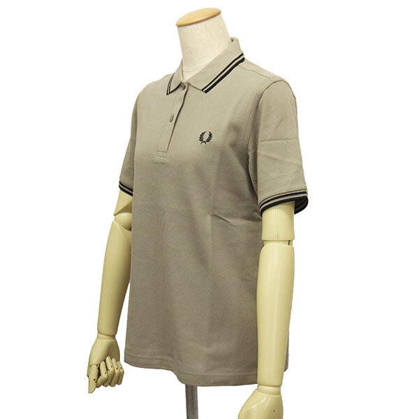 FRED PERRY (フレッドペリー) G3600 TWIN TIPPED FRED PERRY SHIRT ティップライン ポロシャツ レディース FP534 U54WARMGREY 12_FREDPERRY