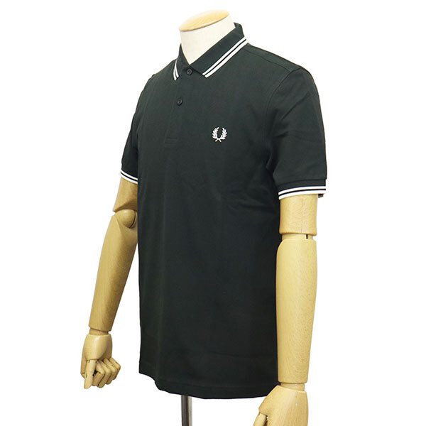 FRED PERRY (フレッドペリー) M3600 TWIN TIPPED FRED PERRY SHIRT ティップライン ポロシャツ FP536 T50NIGHT GREEN S_FREDPERRY