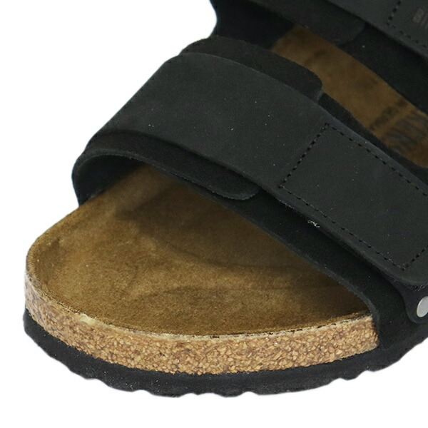 BIRKENSTOCK ( Birkenstock ) 1024810 UJIujin back suede leather sandals BLACK regular width BI319 43- approximately 28.0cm