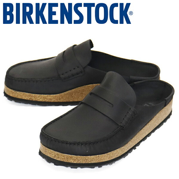 BIRKENSTOCK (ビルケンシュトック) 1025040 NAPLES ネープルス オイルドレザーハーフクロッグ BLACK レギュラー幅 BI309 43-約28.0cm_BIRKENSTOCK(ビルケンシュトック)正規取扱