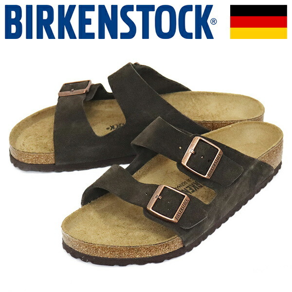 BIRKENSTOCK (ビルケンシュトック) 1027077 ARIZONA アリゾナ スエードレザーサンダル MOCHA レギュラー幅 BI325 40-約26.0cm_BIRKENSTOCK(ビルケンシュトック)正規取扱