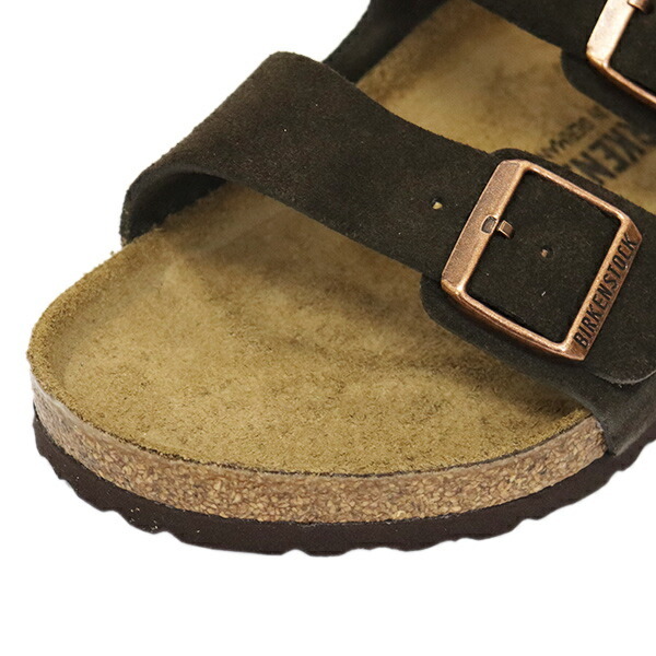 BIRKENSTOCK (ビルケンシュトック) 1027077 ARIZONA アリゾナ スエードレザーサンダル MOCHA レギュラー幅 BI325 40-約26.0cm_BIRKENSTOCK(ビルケンシュトック)正規取扱