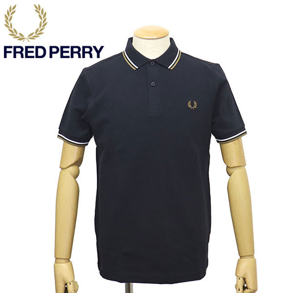 FRED PERRY (フレッドペリー) M3600 TWIN TIPPED FRED PERRY SHIRT ティップライン ポロシャツ FP536 U86NAVY / SNOW WHITE M_FREDPERRY