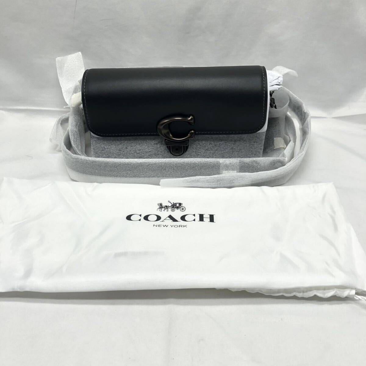 美品!! COACH コーチ ストゥディオ バケット ショルダーバッグ A23301-CE331 ブラック 保存袋有 YS 8H7Qの画像1